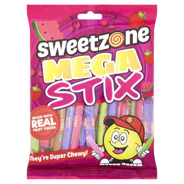 Mega Stix 200g Bag Sweetzone