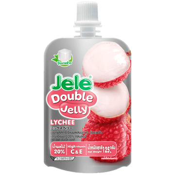 Jele Double Jelly - Lychee Flavour Jele