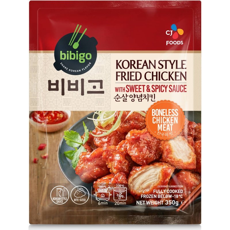 Bibigo Korean Fried Chicken w/ Sweet & Spicy Sauce Bibigo