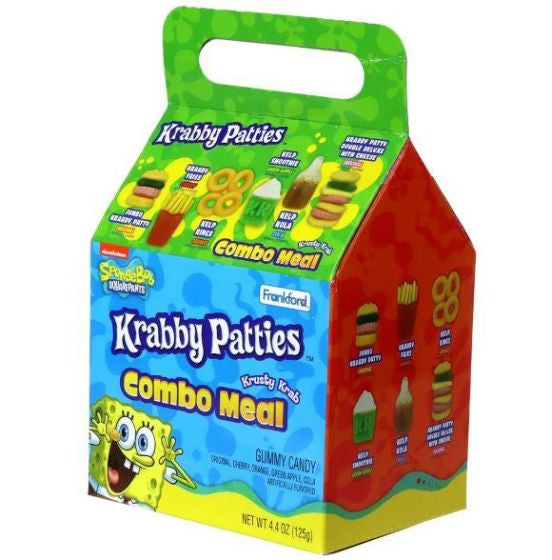 SpongeBob SquarePants Gummy Krabby Patties Combo Meal Box 124g (4.4oz)