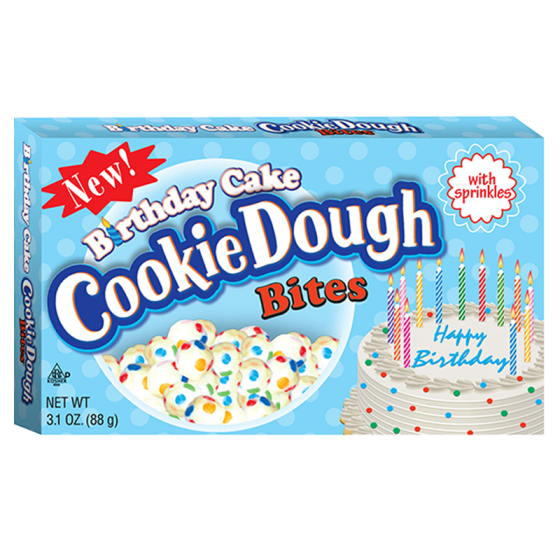 Taste of Nature Cookie Dough Bites Birthday Cake Theatre Box 88g (3.1oz)