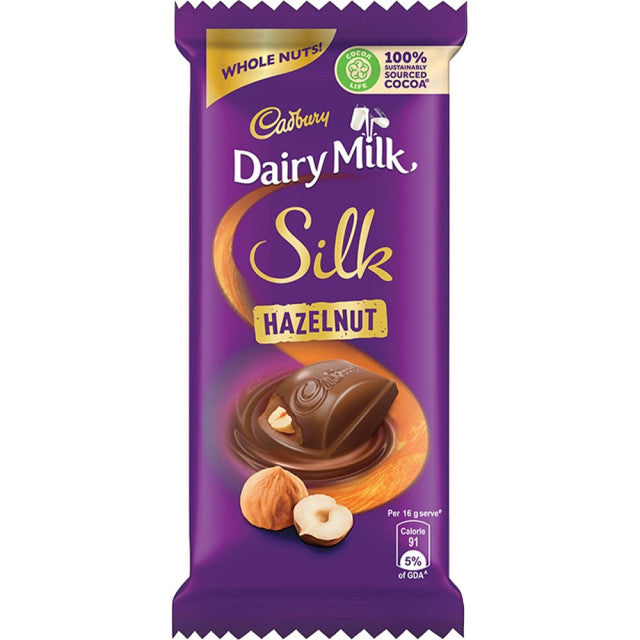 CADBURY HAZELNUT SILK 58G