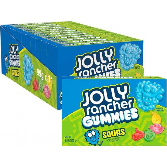 Jolly Rancher Gummies Sours Theatre Box 3.5oz/99g