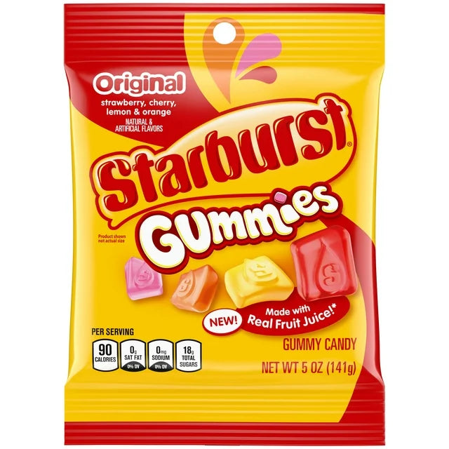 Starburst Original Gummies 5oz/141g