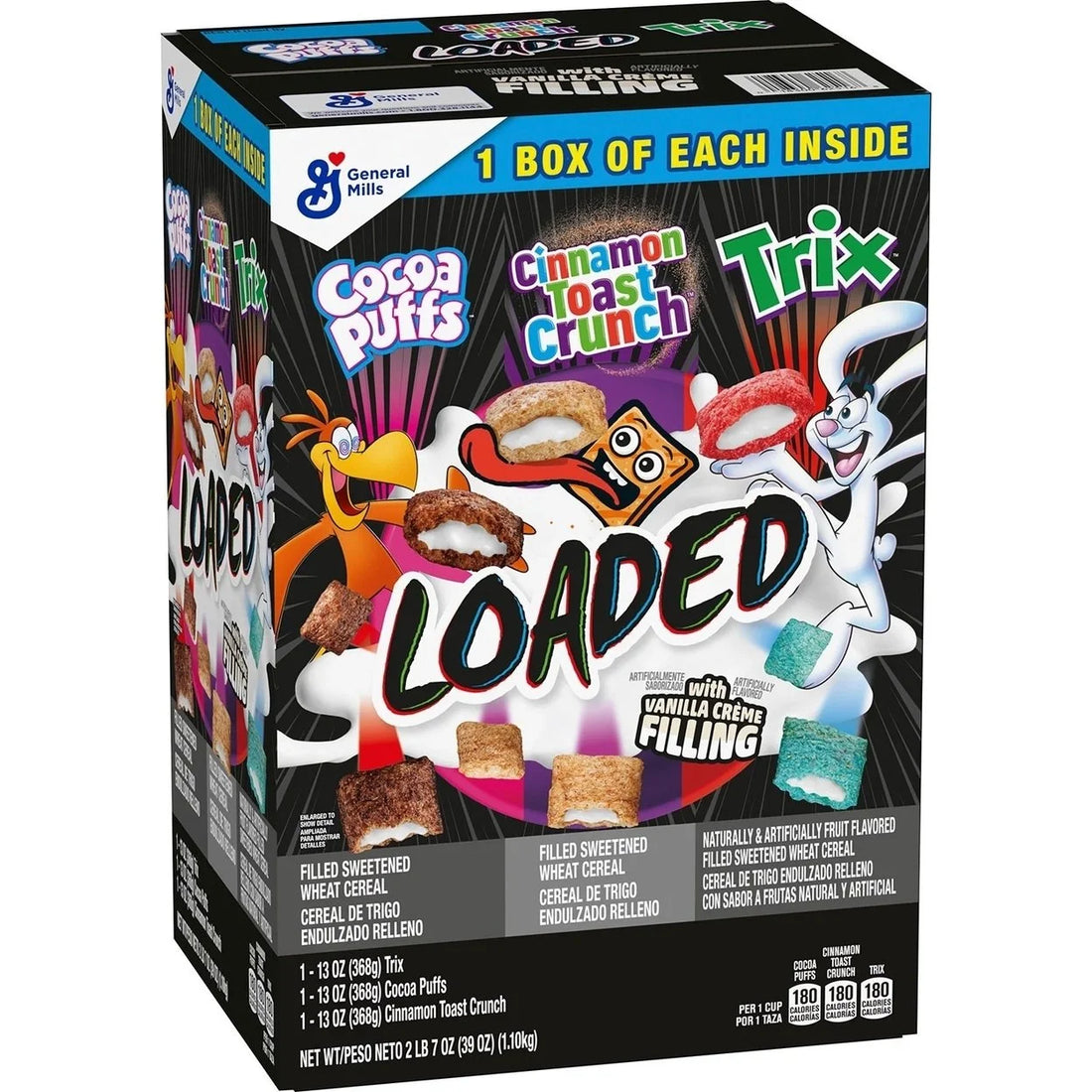 General Mills Loaded Cereal Variety Pack 39oz/1.1kg