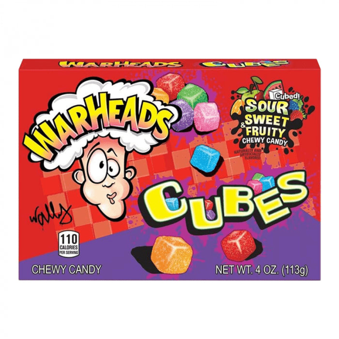 Warheads Chewy Cubes 4oz/113g