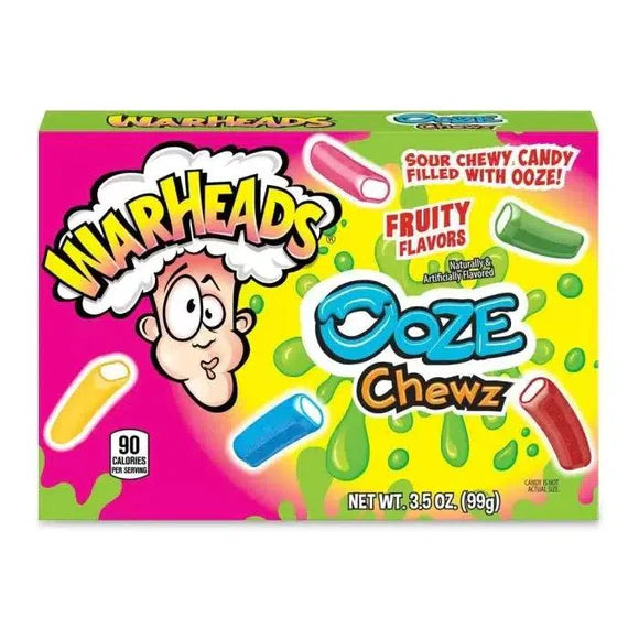 Warheads Ooze Chewz Theatre Box 3.5oz/99g