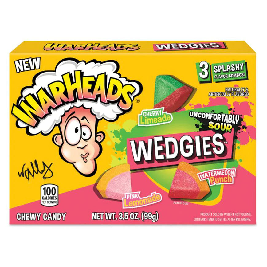 Warheads Wedgies Theatre Box 3.5oz/99g