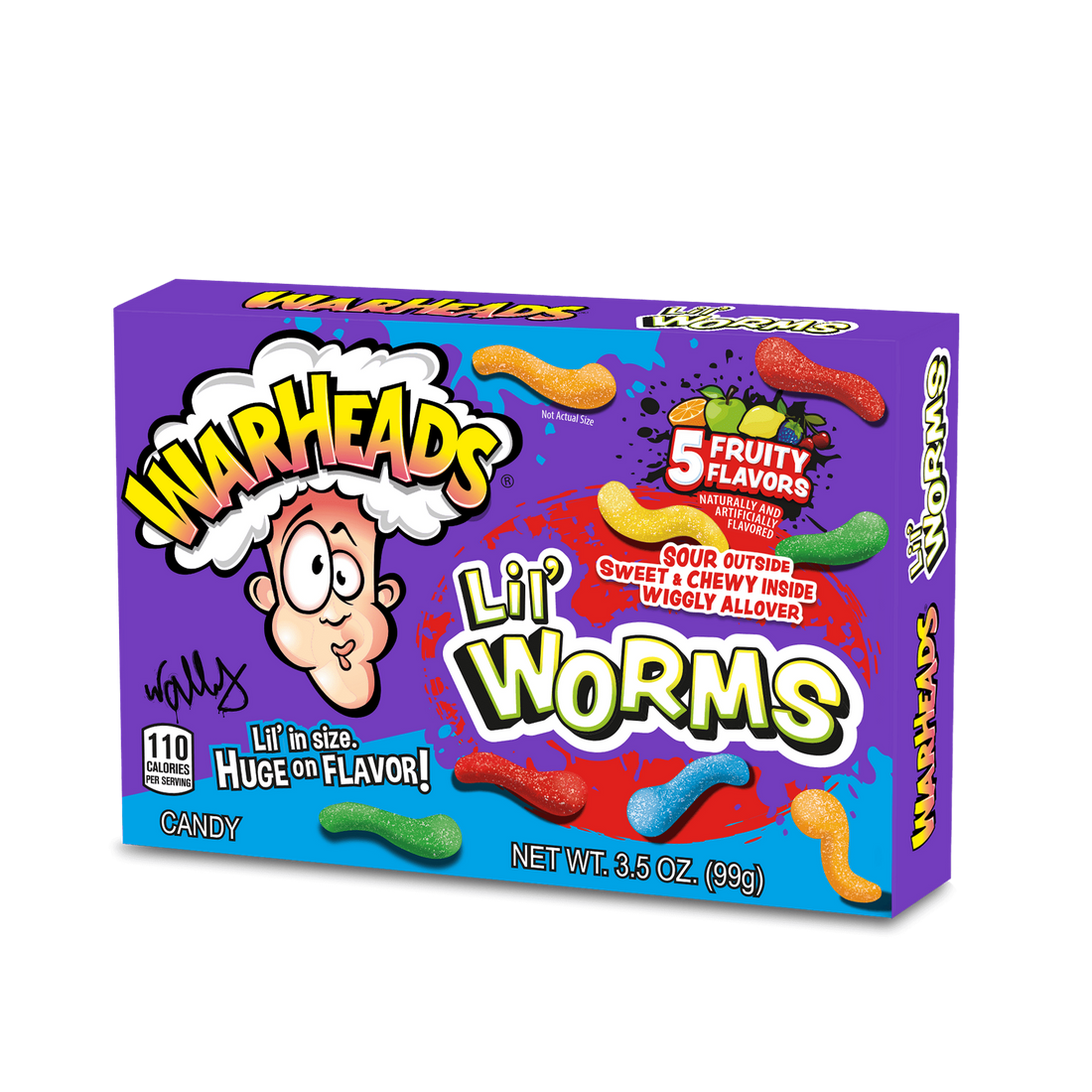 Warheads Lil Worm Gummies 3.5oz/99g