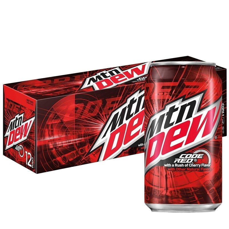 Mountain Dew Code Red - 350ml American Drinks