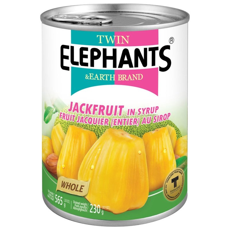 Twin Elephants & Earth Jackfruit in Syrup Twin Elephants