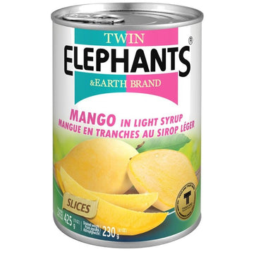 Twin Elephants & Earth Mango Slices in Syrup Twin Elephants