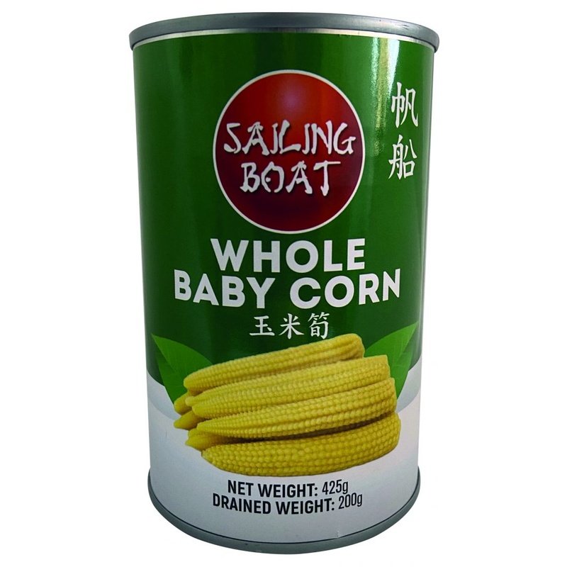 Sailing Boat Baby Corn Whole Sailing Boat