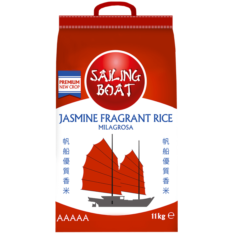 Sailing Boat Jasmine Rice 11kg 10+1kg free Sailing Boat