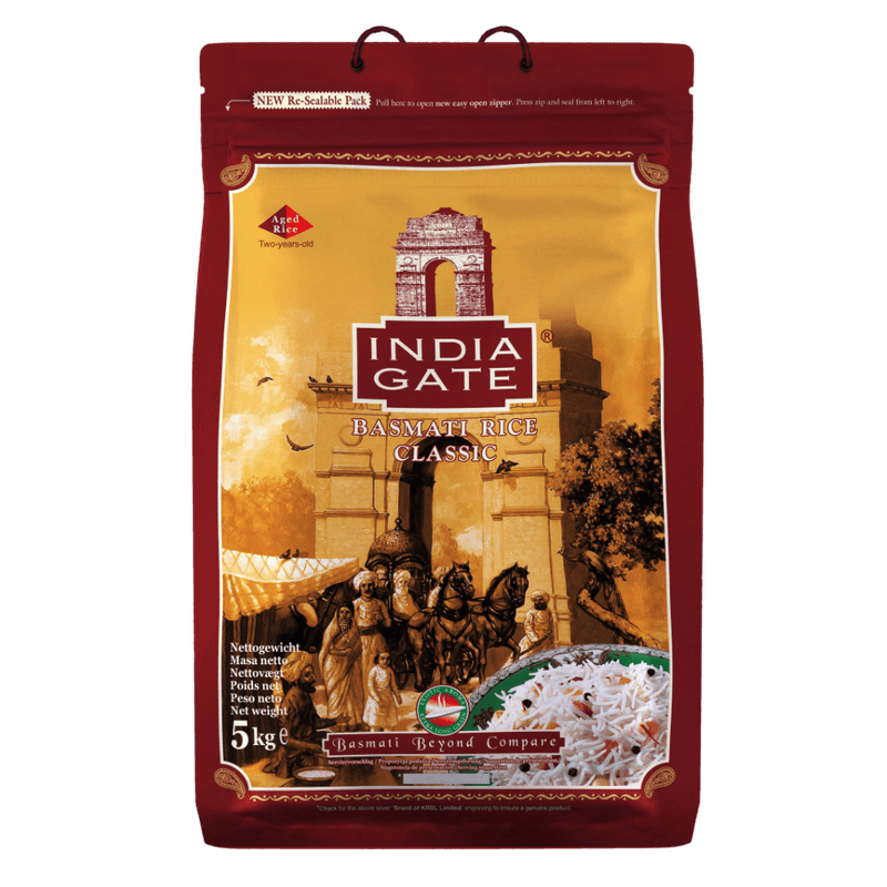 India Gate Classic Basmati Rice 5kg India Gate